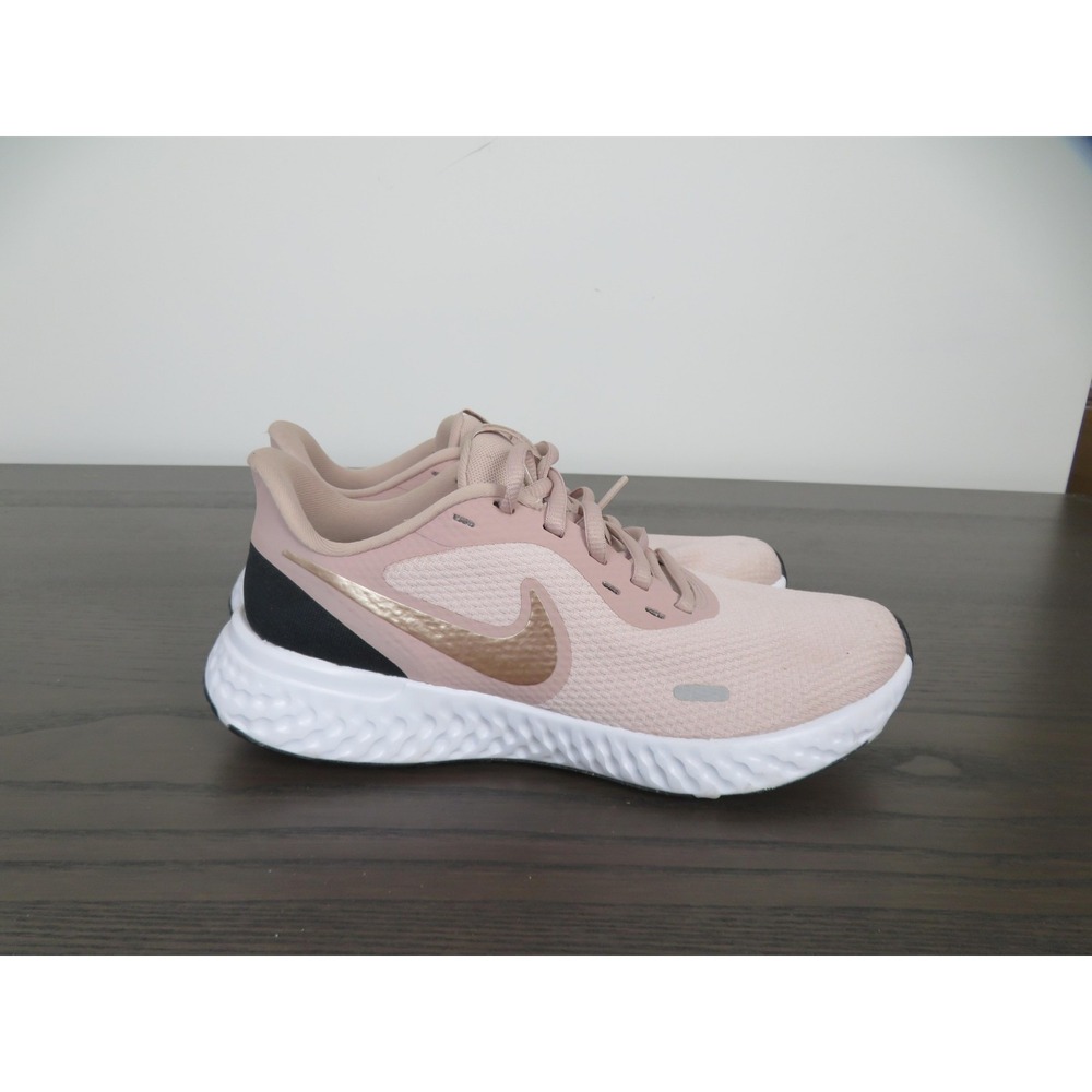 Nike Revolution 5 Shoes Womens 7 Pink Running Sneakers BQ3207-600 Road Gym